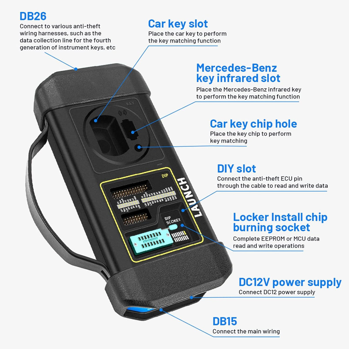 Car Key Programming Scan Tool with EEPROM Adapter K207754