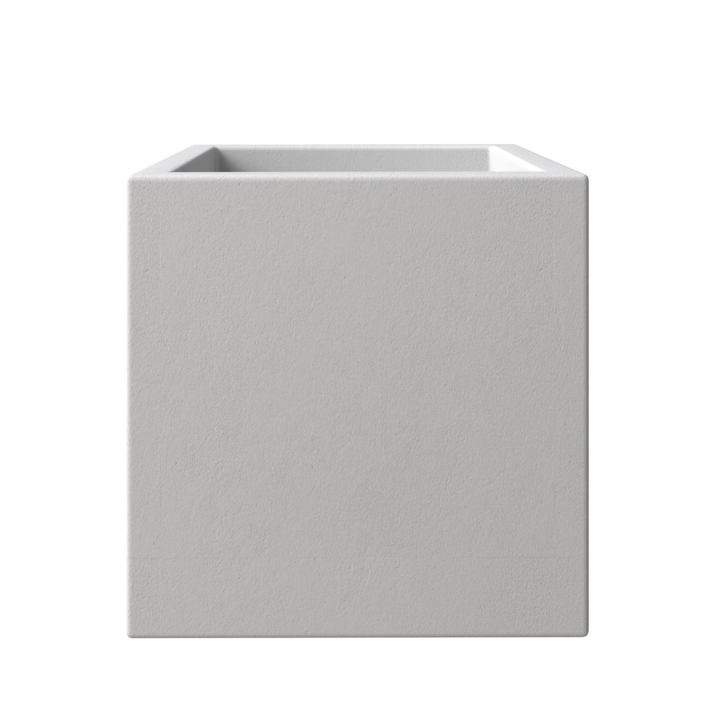 White 24 Inch Square Planter Pot O18013