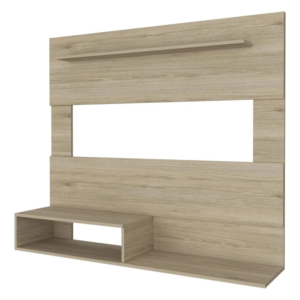 Light Pine Engineered Wood Entertainment Center Z4131