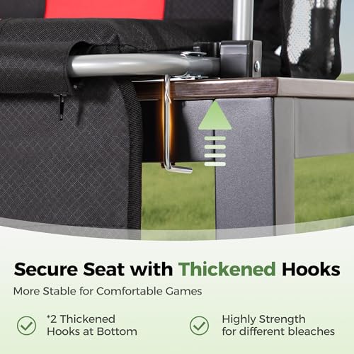 Portable Folding Stadium Chair with Armrest P737995