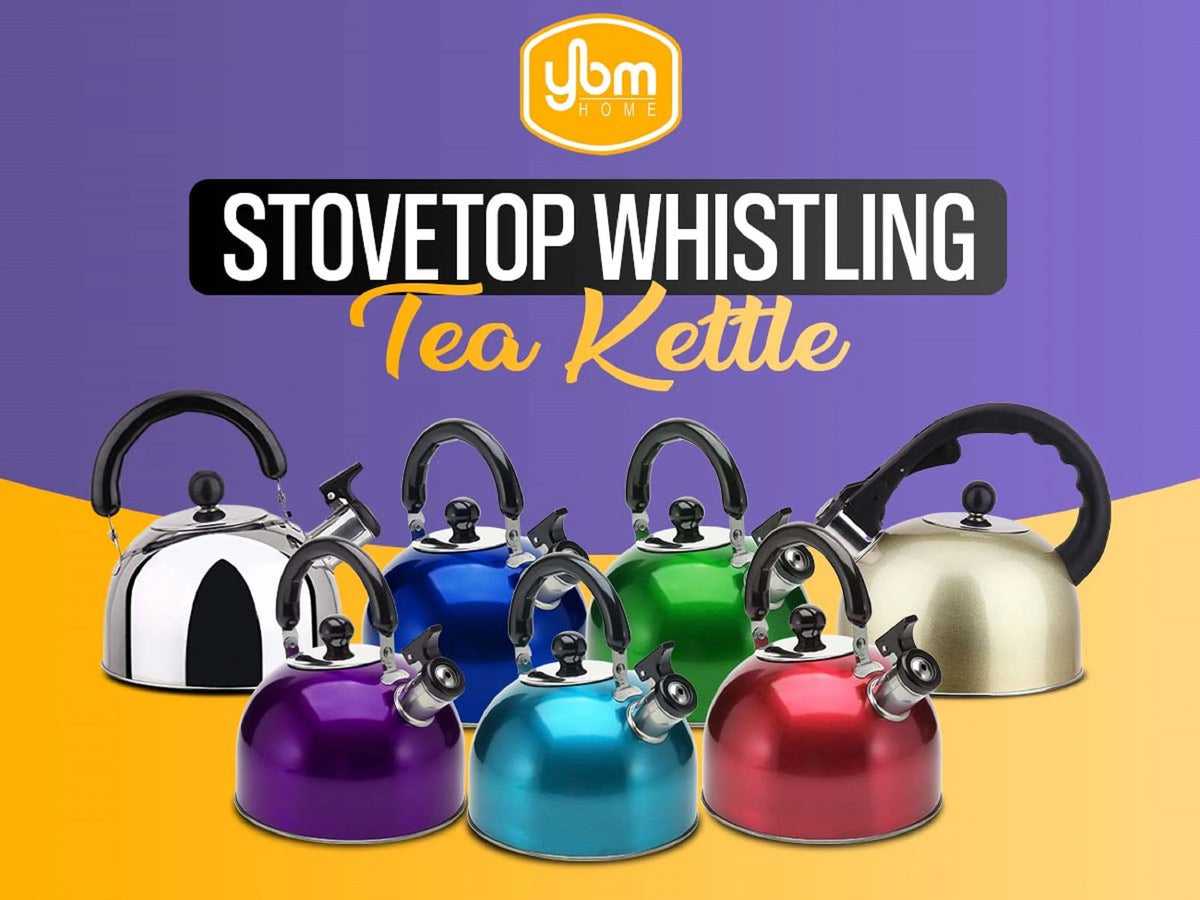 Stainless Steel Whistling Tea Kettle 3L T466374