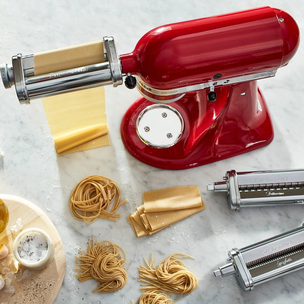 Pasta Roller & Fettuccine Spaghetti Cutter Attachments F841081