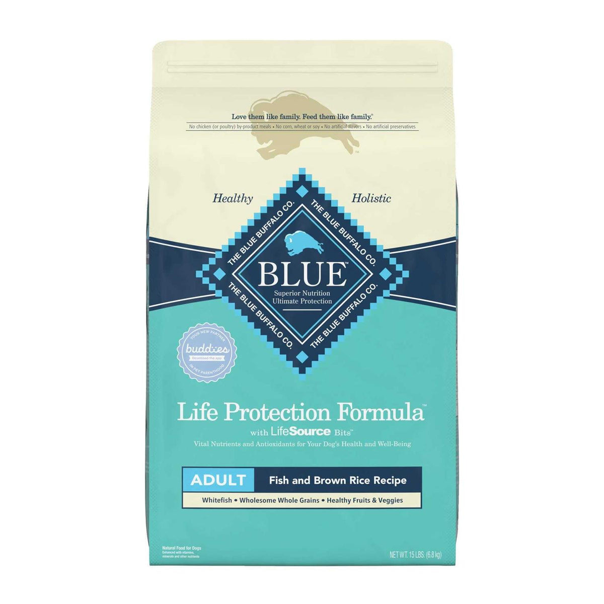 Fish & Brown Rice Adult Dry Dog Food U756803