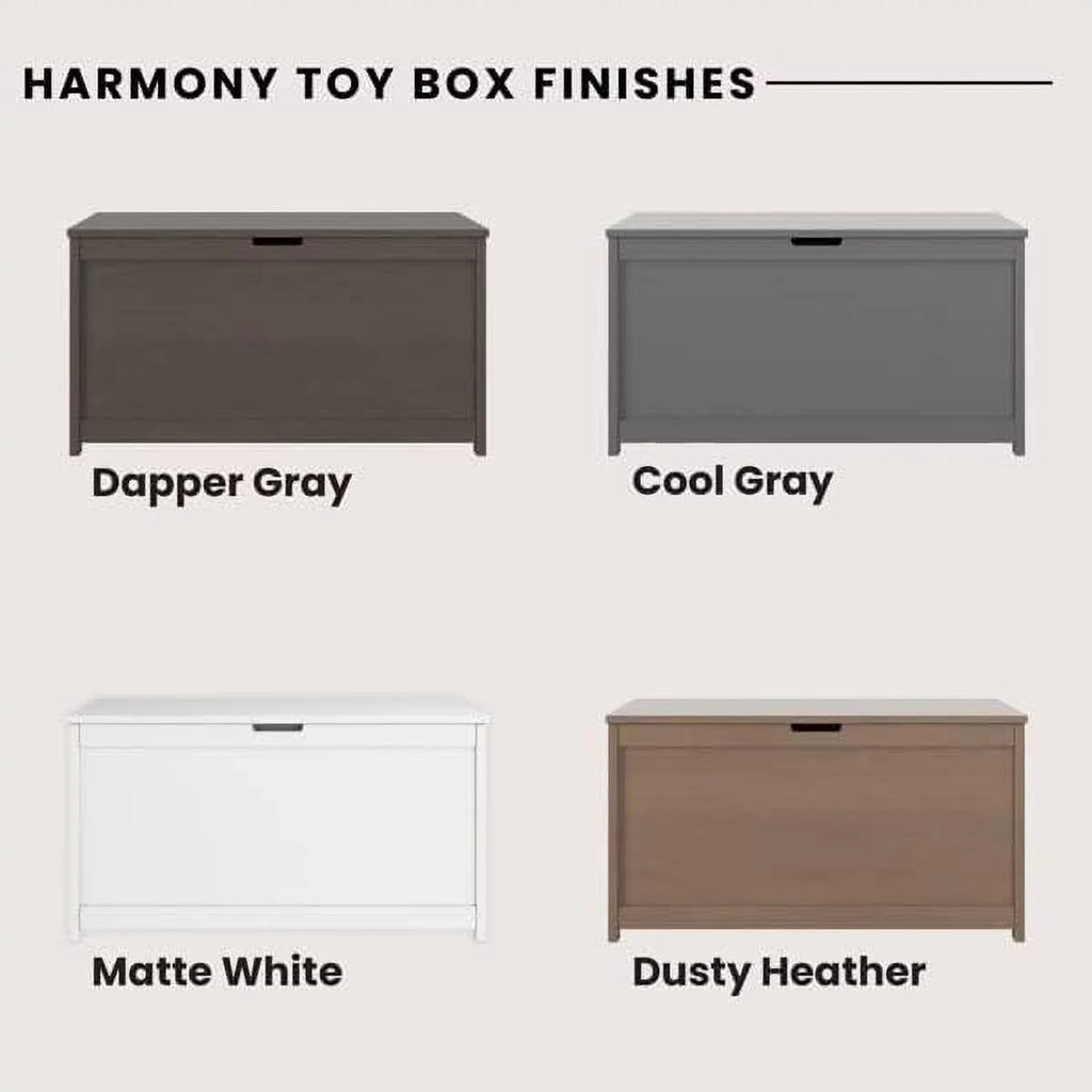 32” Wood Toy Box Chest with 2 Safety Hinges E20294