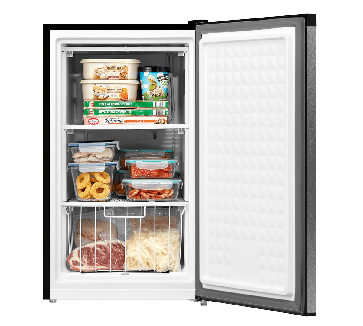 3.0 Cu ft Upright Freezer White L10708