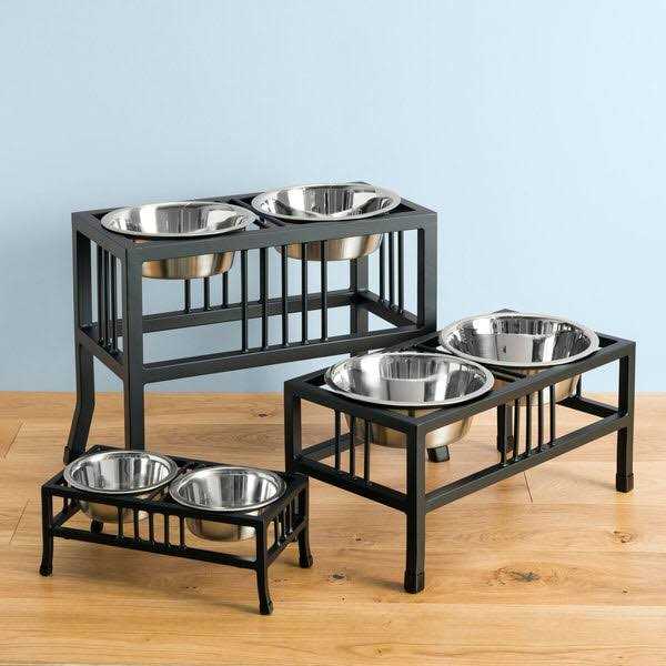 Double Raised Dog Bowl P84190