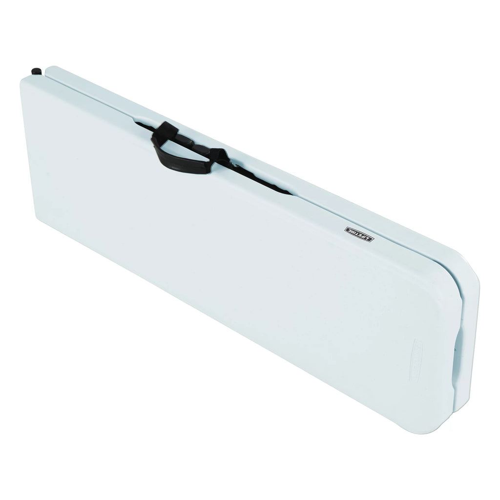 White Steel Outdoor Storage Bench R773238