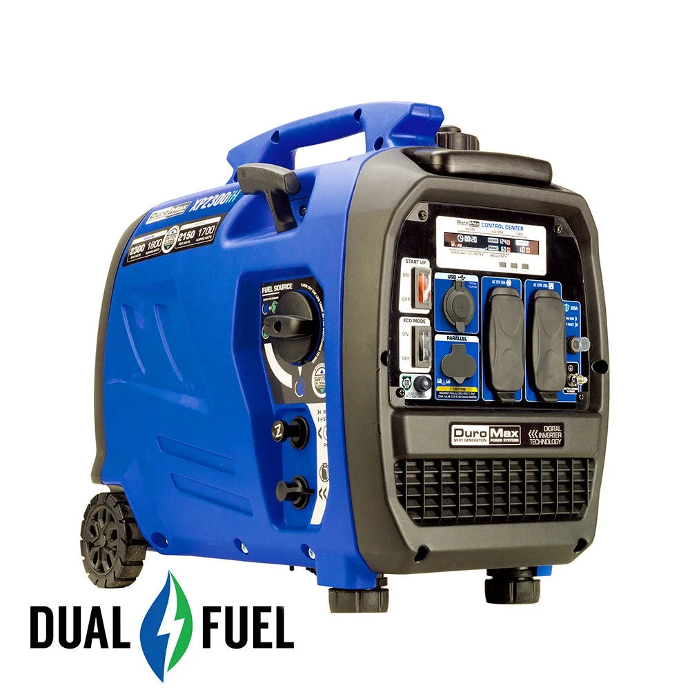 2,300 Watt Dual Fuel Inverter Generator with CO Alert B199