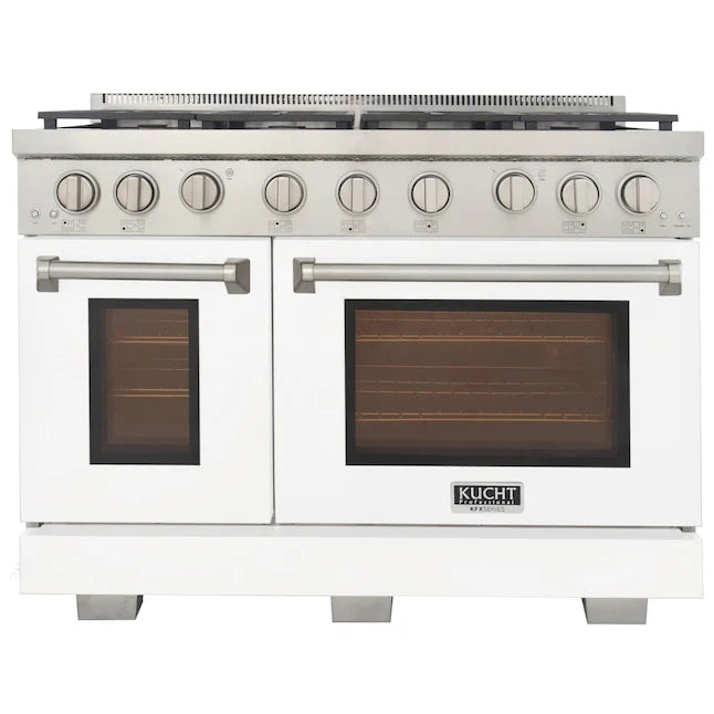 48 6.7 cu. ft. Propane Gas Range White H5136