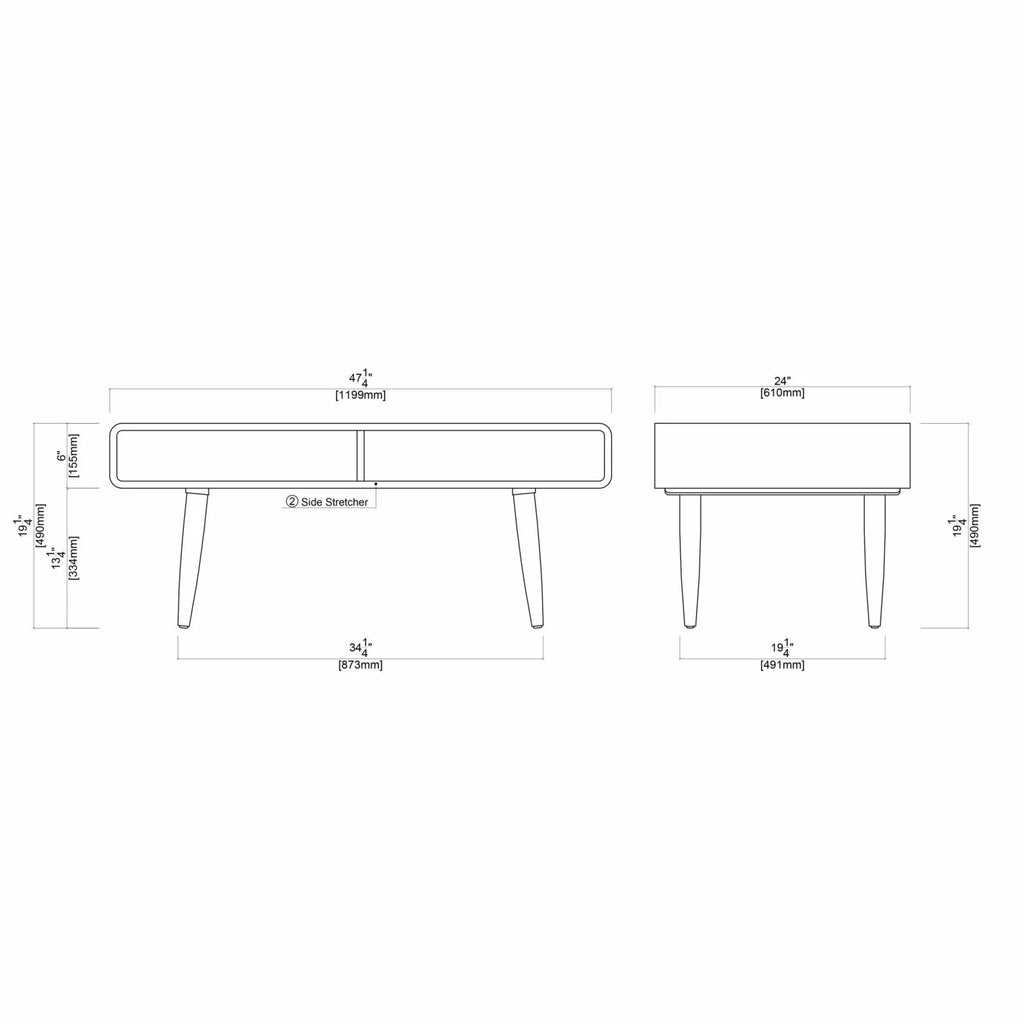 3 Piece Occasional Table Set in Rich Walnut N30547