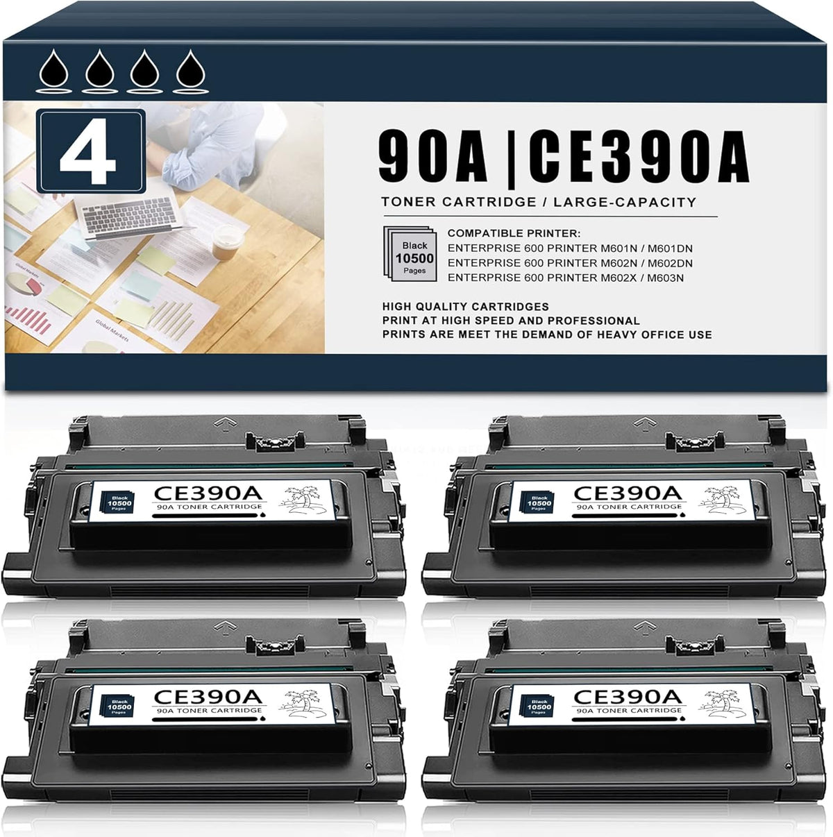Compatible Black Toner Cartridge P382