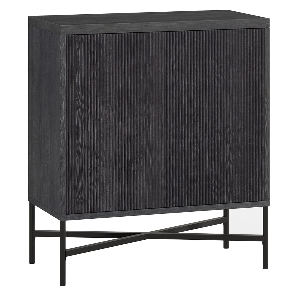 Charcoal Gray Accent Cabinet A3682