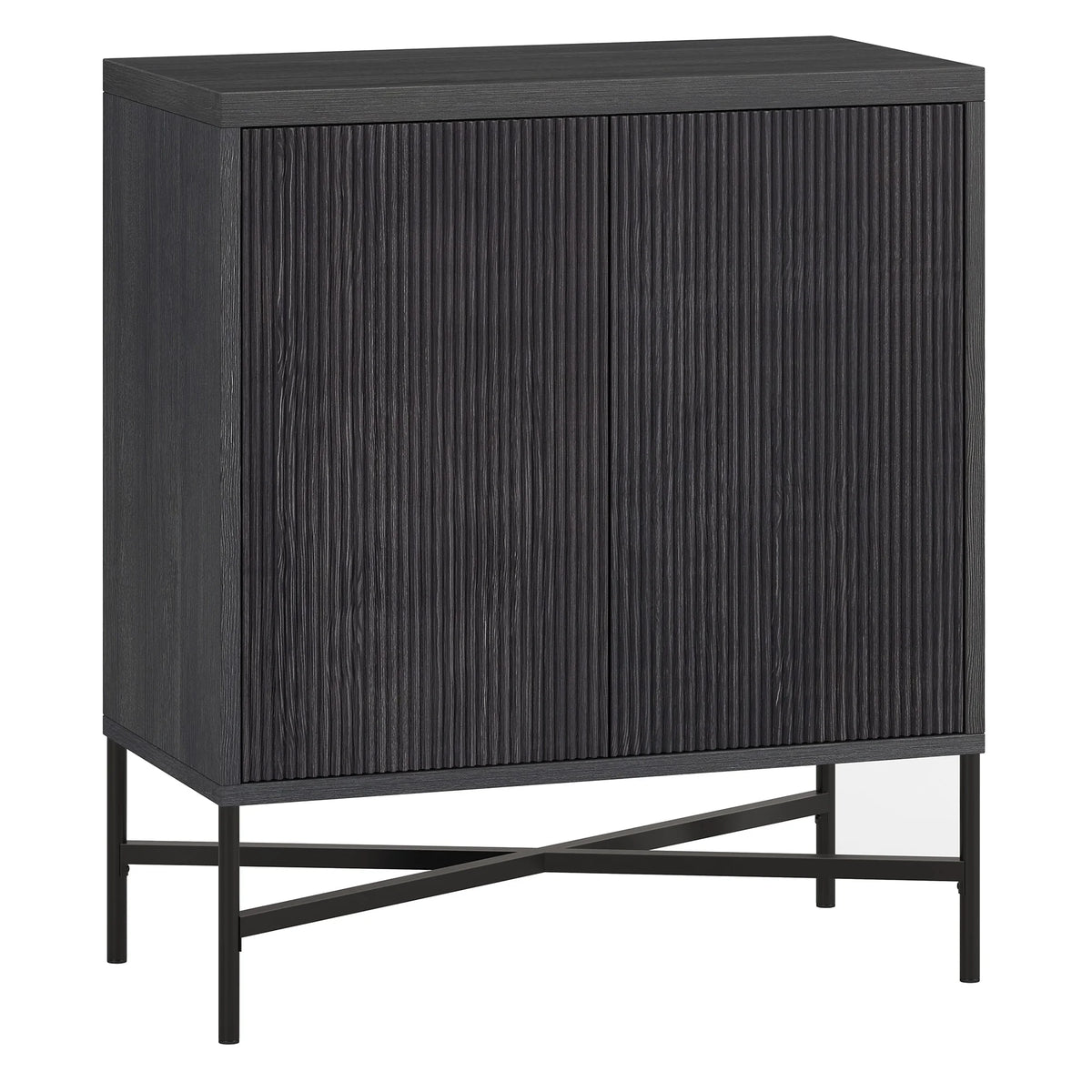 Charcoal Gray Accent Cabinet A3682