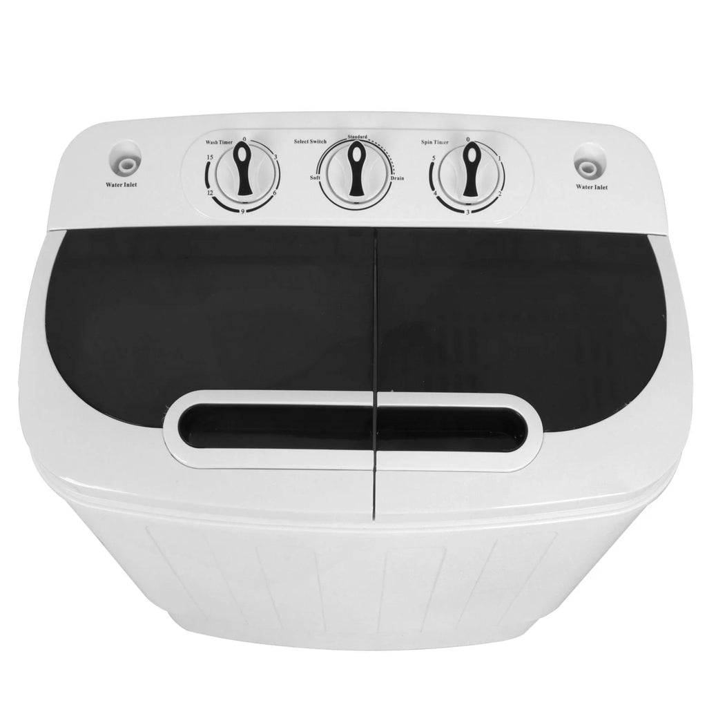 Portable Compact Twin Tub Washing Machine 13lbs Capacity V486