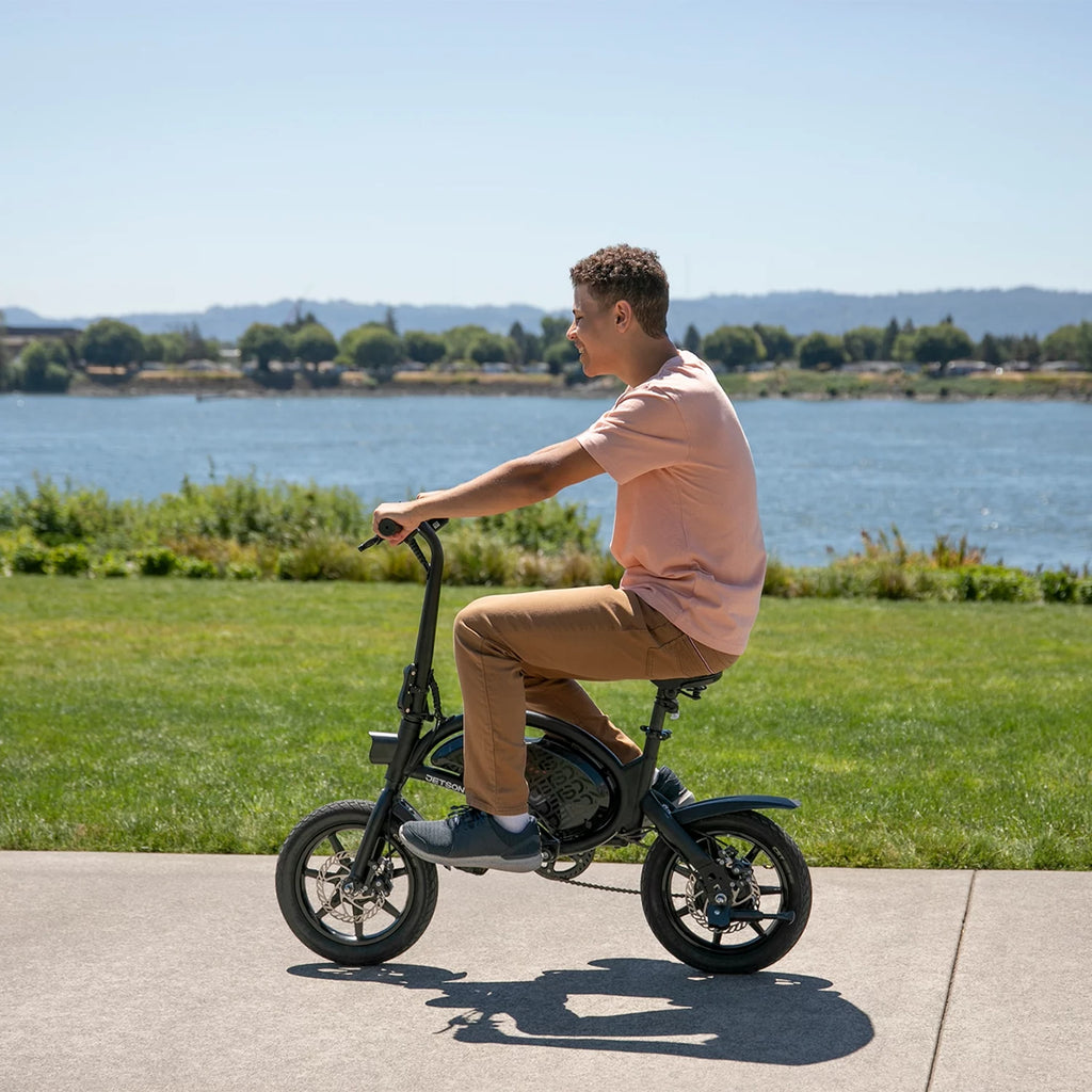 Folding Electric Bike, Black G46846