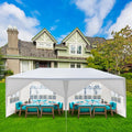 10'x 20' Canopy Tent with 6 Removable Sidewalls White P2206