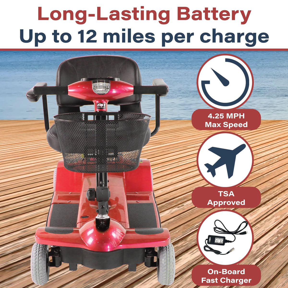 4 Wheel Folding Mobility Scooter W52429