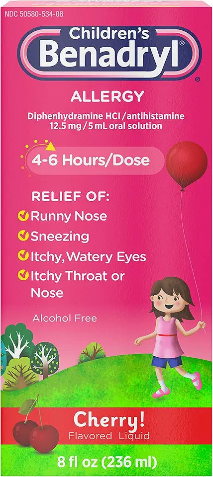 Children's Allergy Liquid 8 Fl. Oz Pack of 3 W642878