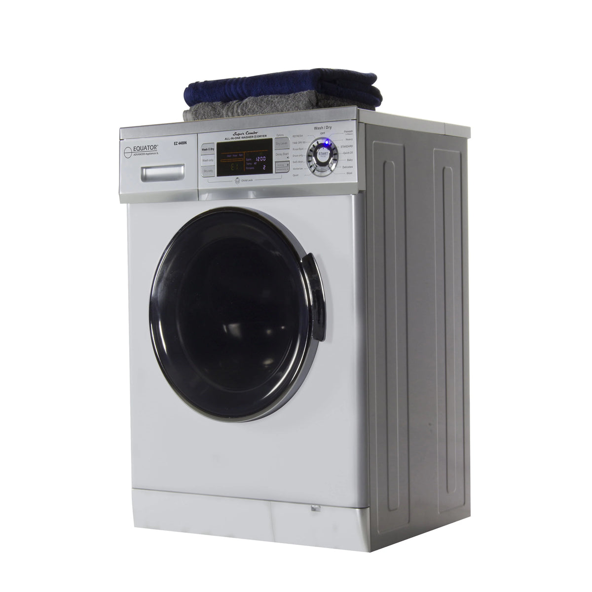 24 Inch Silver Washer Dryer Combo C31543