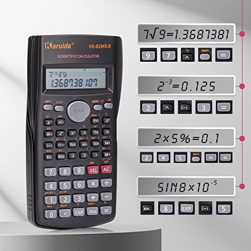 10 Pieces Scientific Calculator Large Display D643