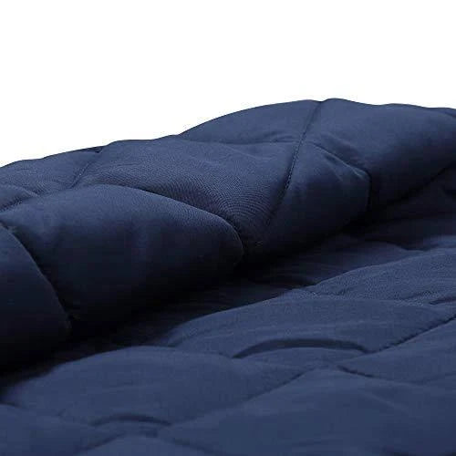 15 lb Navy Weighted Blanket G3491