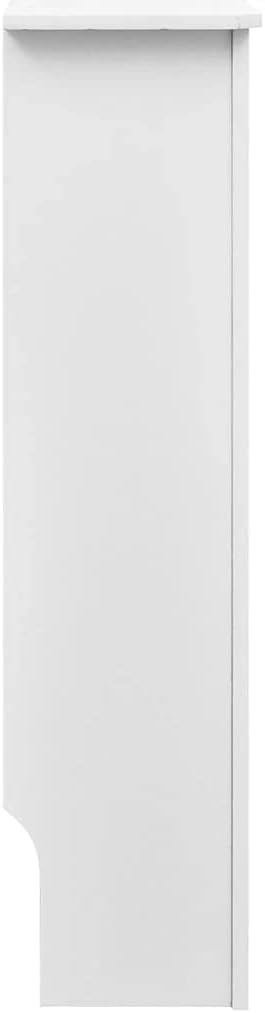 White MDF Radiator Cover Q2424
