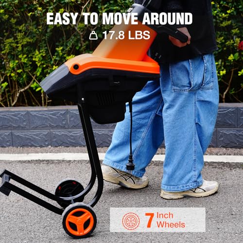 1800W Electric Wood Chipper Shredder with Collection Bag T8512