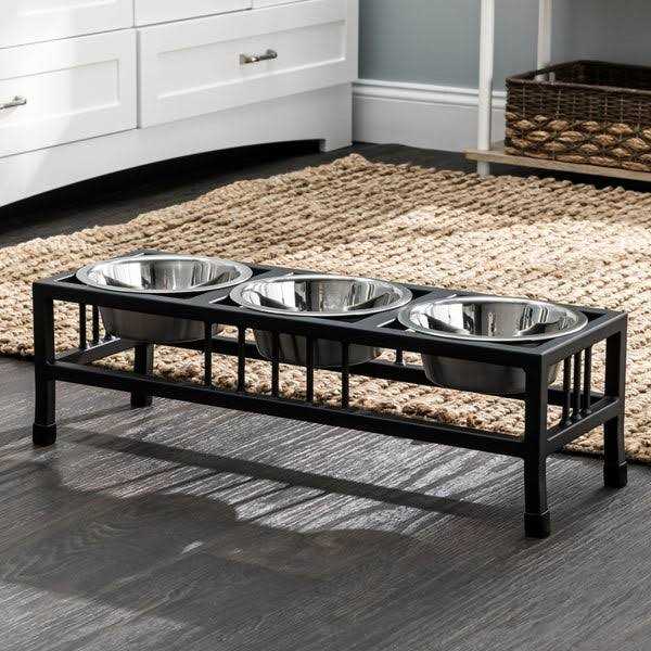 Double Raised Dog Bowl P84190