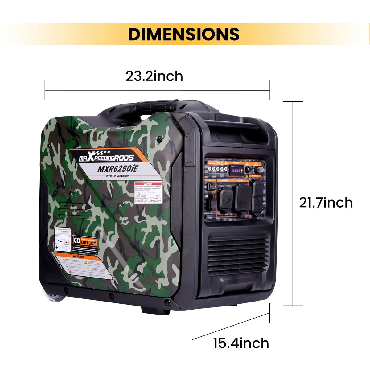5000 Watt Gas Powered Inverter Generator L37757