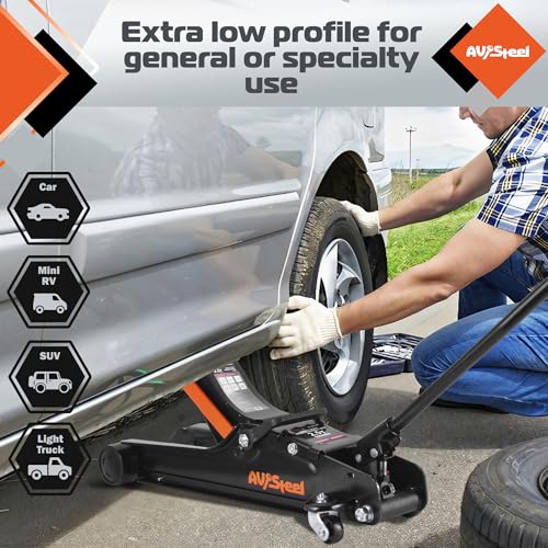 2.5 Ton Low Profile Steel Hydraulic Floor Jack D966