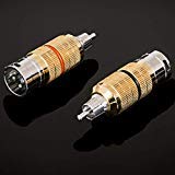 Male XLR to Male RCA Adapters 2 Pieces X12197