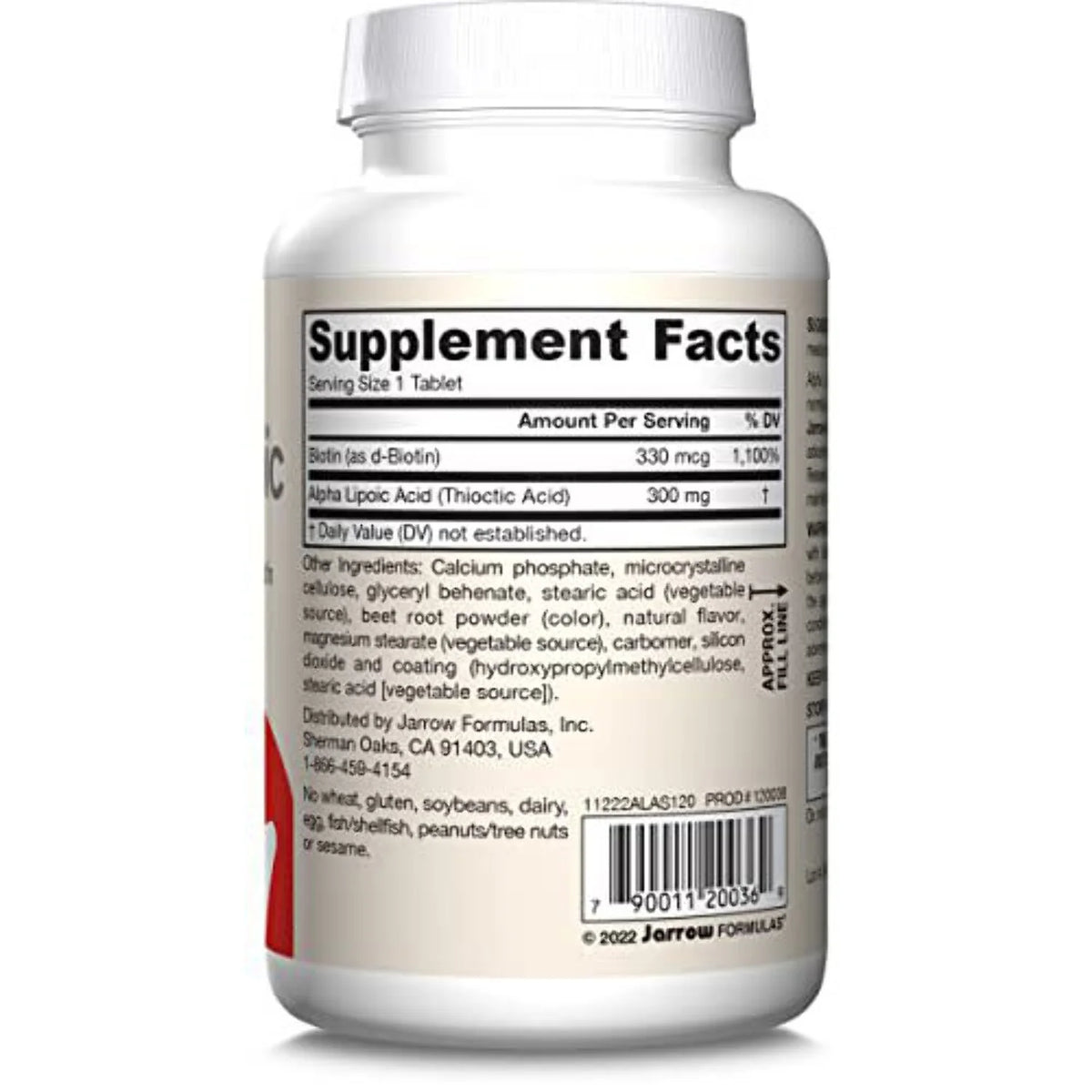Alpha Lipoic 120 count J540132