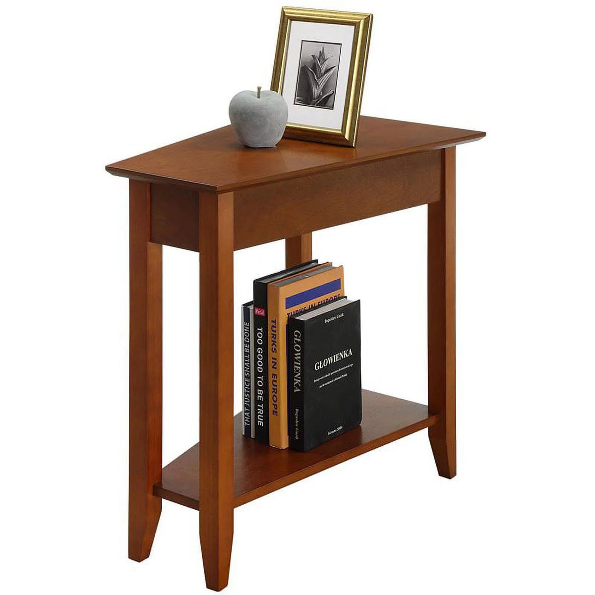 Cherry MDF Wood Wedge End Table A288528
