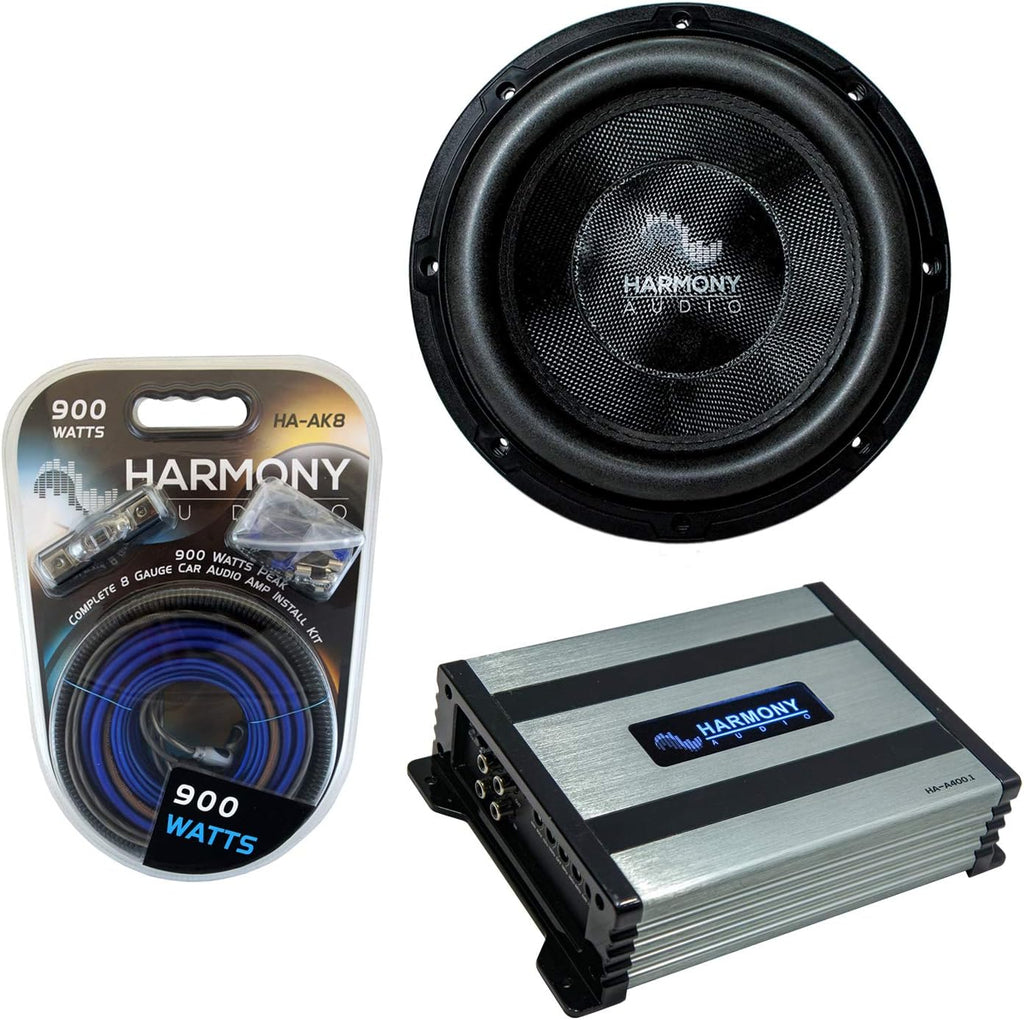 Carbon 12 Sub 2200W Subwoofer with Amplifier & Amp Kit D74659
