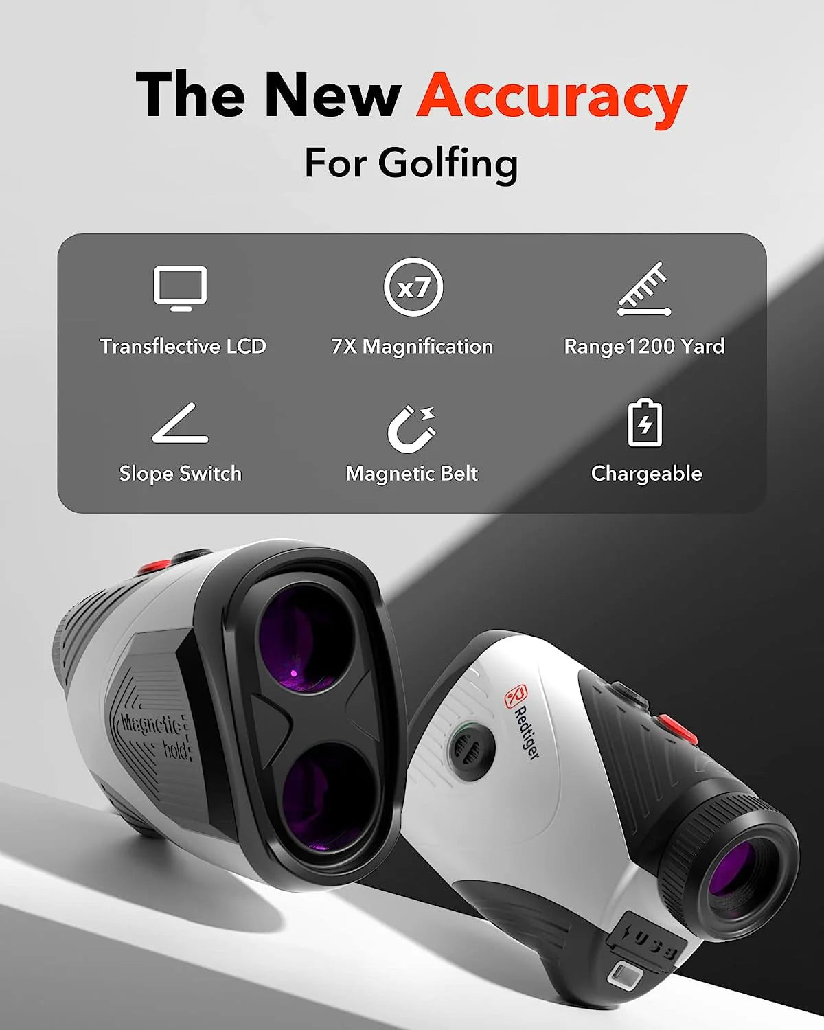 1200 Yards Golf Rangefinder with Slope R384187