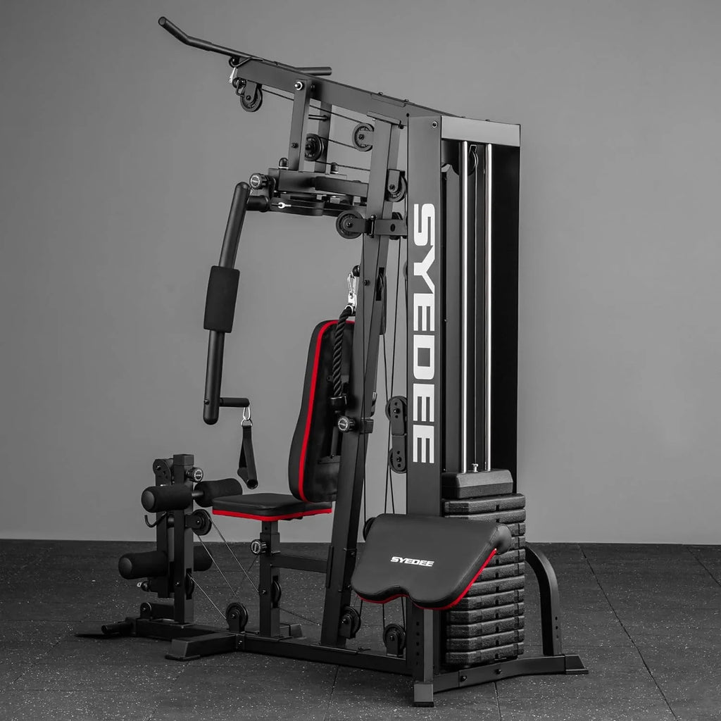 Home Gym Station with 150LBS Weight Stack I2851