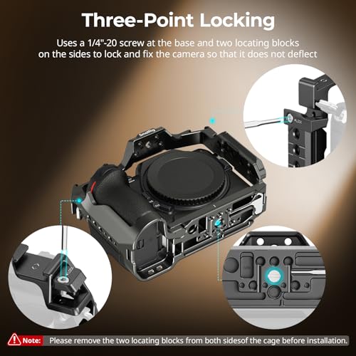Aluminum Alloy Camera Cage with Cold Shoe Mount L66852