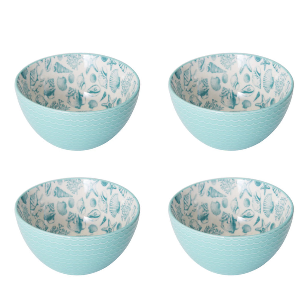 Teal Stoneware 16-Piece Dinnerware Set V98071