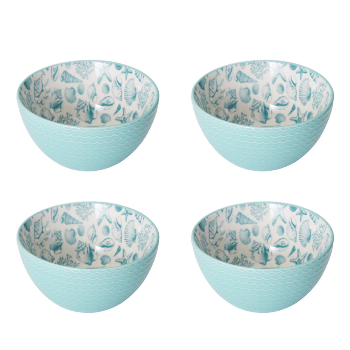 Teal Stoneware 16-Piece Dinnerware Set V98071