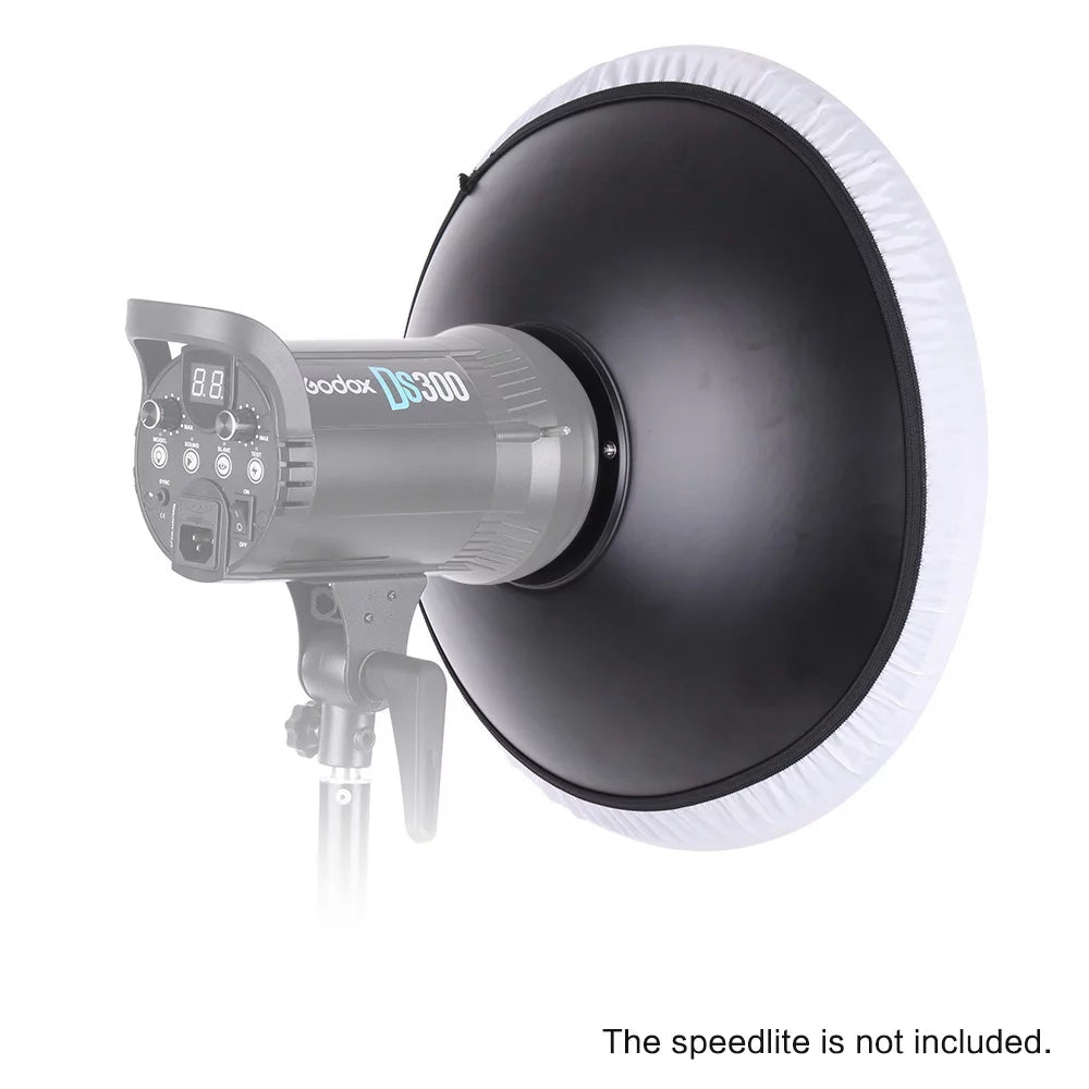 41cm Speedlite Diffuser Beauty Dish Lampshade with Reflector Honeycomb Soft Cloth Y37338