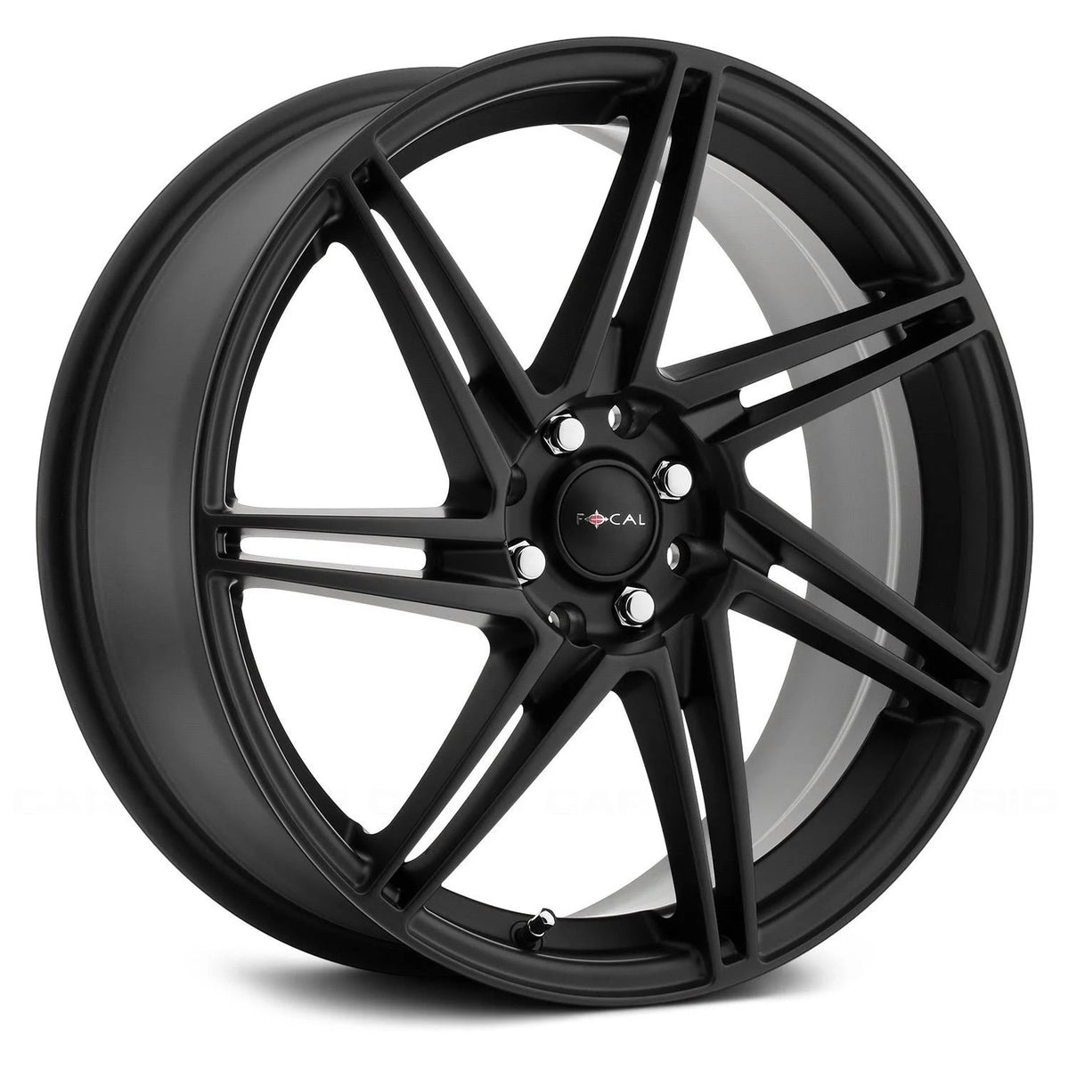 16x7 Satin Black Wheel D458
