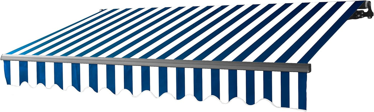 Black Retractable Patio Awning 10 x 8 Feet S10672