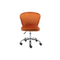 Velvet Swivel Chair with Wheels A279327
