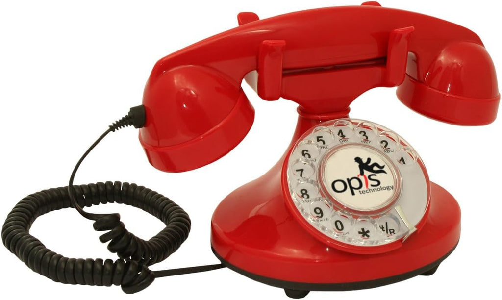 Rotary Dial Telephone with Electronic Bell Pack of 2 H2954