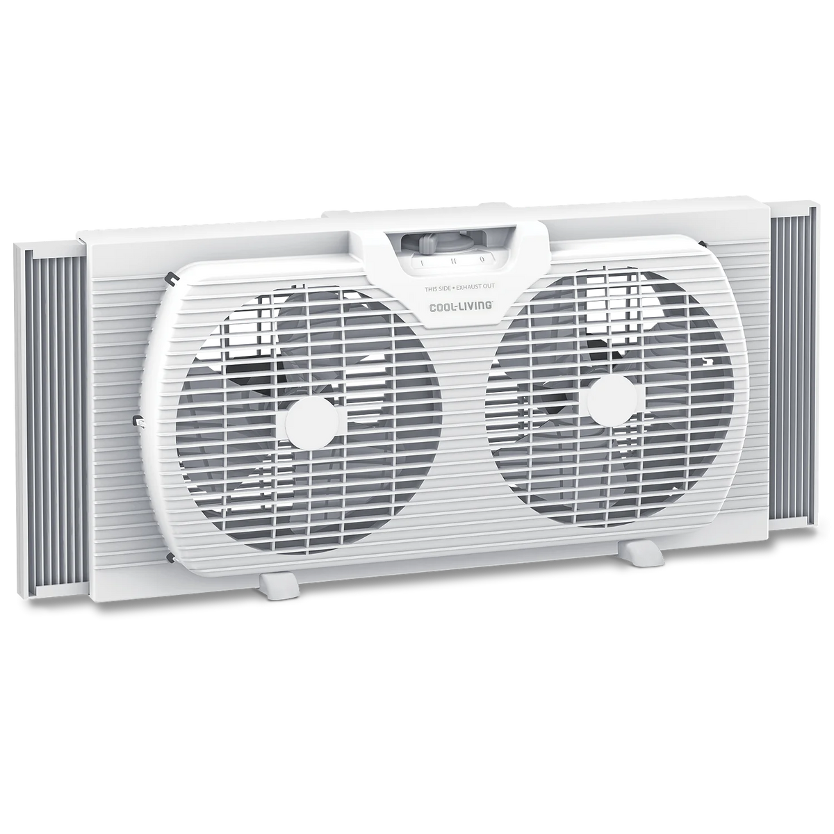 9" Twin Window Fan with Reversible Airflow Control N66096
