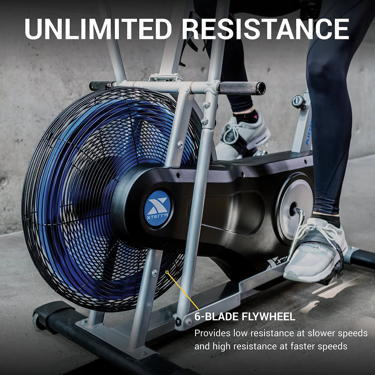 Exercise Bike with Wind Resistance and LCD Display K6221