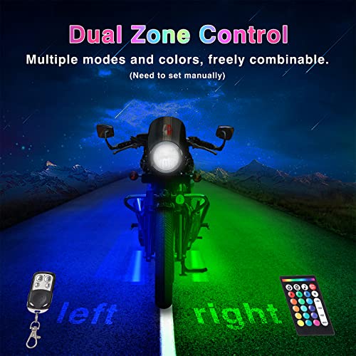 12Pcs Motorcycle LED Light Kit with Brake Light Turn Signal K70710