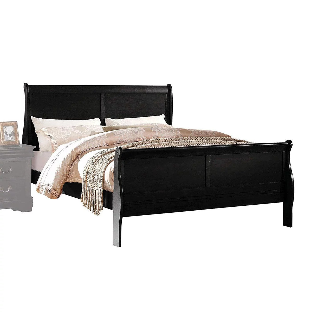 Black Queen 5pcs Bedroom Set C56248