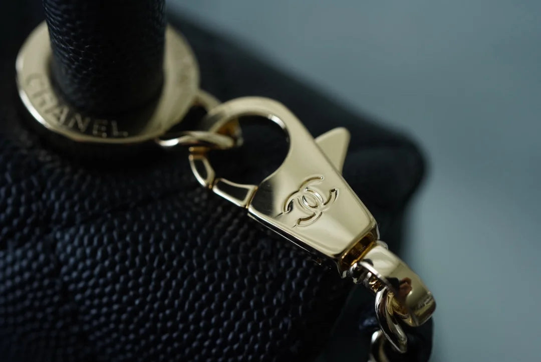 Black Top Handle Flap Bag X6931