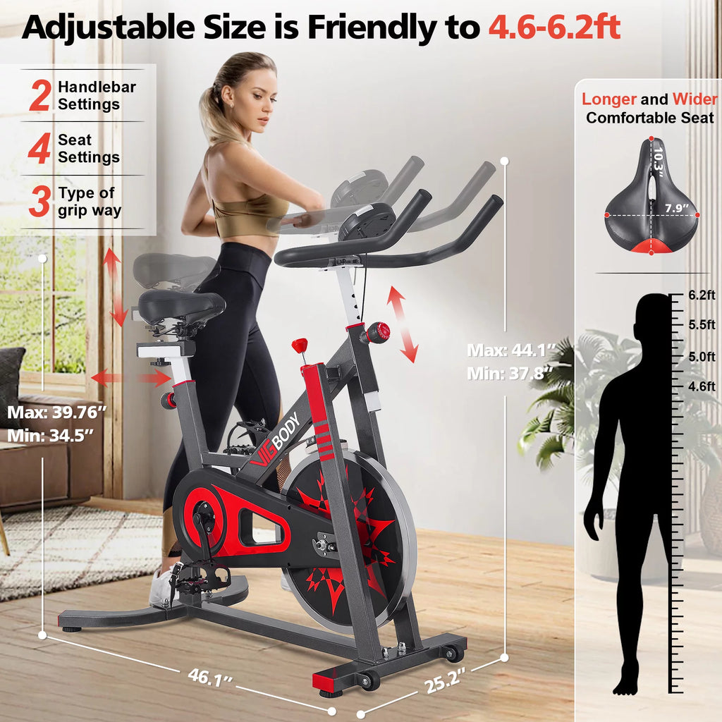 Exercise Bike 330lbs Weight X11459